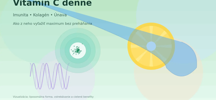 Vitamín C denne: imunita, kolagén a únava